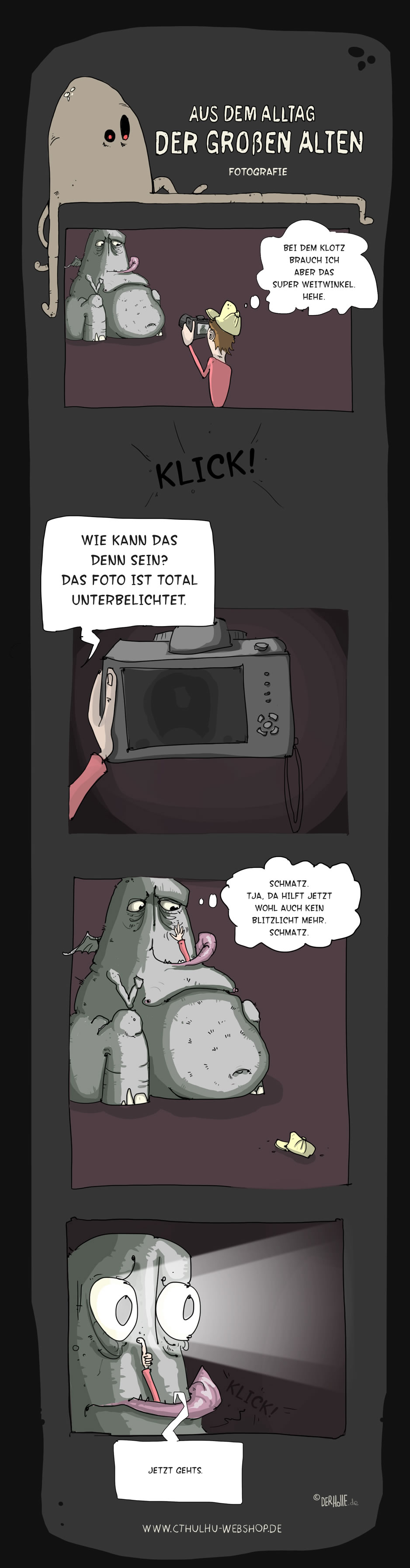 Aus dem Alltag der groen Alten - Tsathoggua wird fotografiert