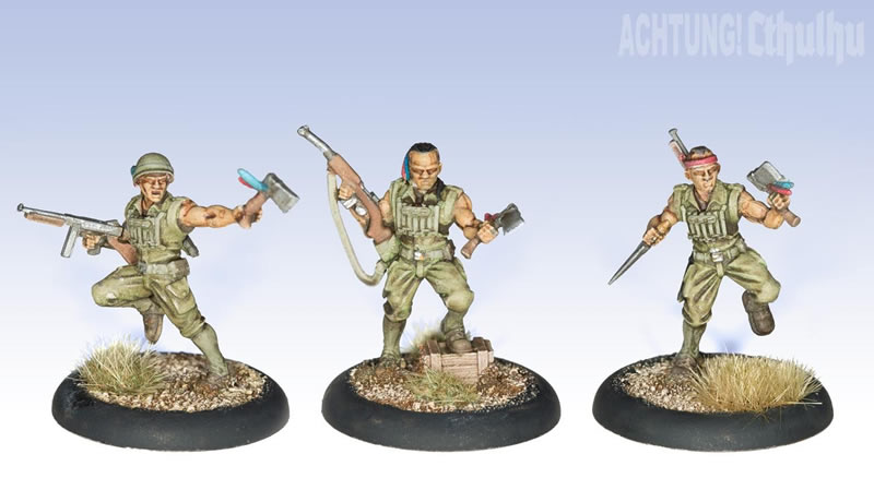 Achtung! Cthulhu: Miniatures - Pathfinders Demonhunters