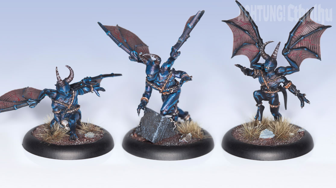 Achtung! Cthulhu: Miniatures - Mythos Creatures - Night Gaunts