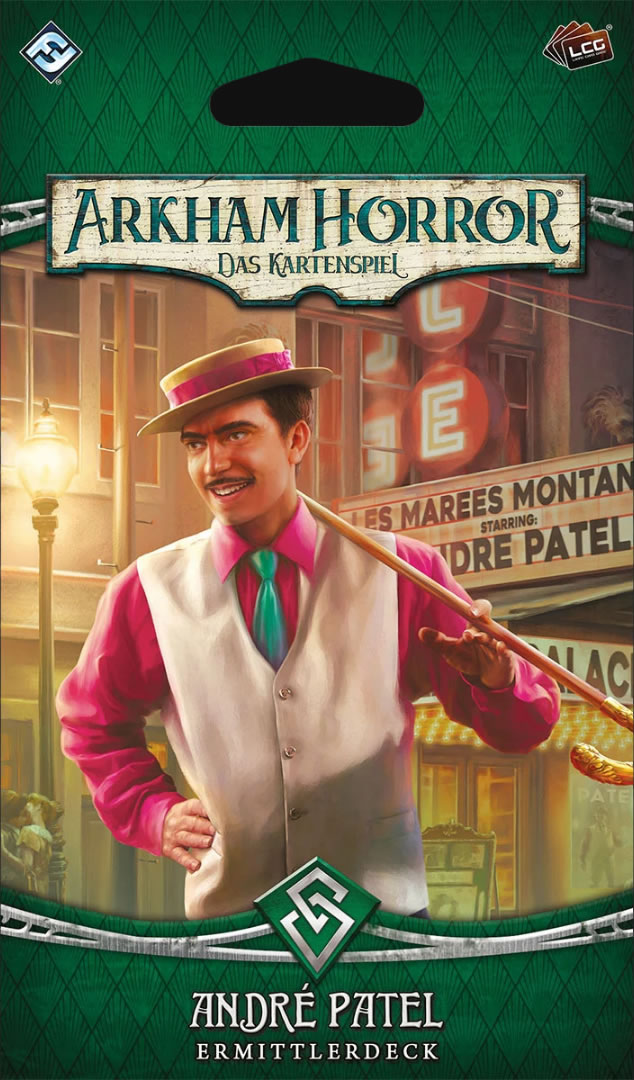 Arkham Horror: Das Kartenspiel - Andr� Patel (Ermittlerdeck DE)