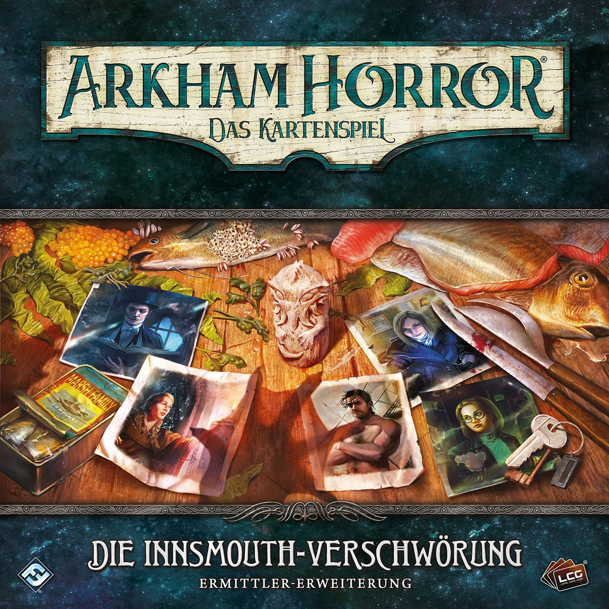 Die Innsmouth-Verschw�rung - Arkham Horror: Das Kartenspiel - Ermittler-Erweiterung