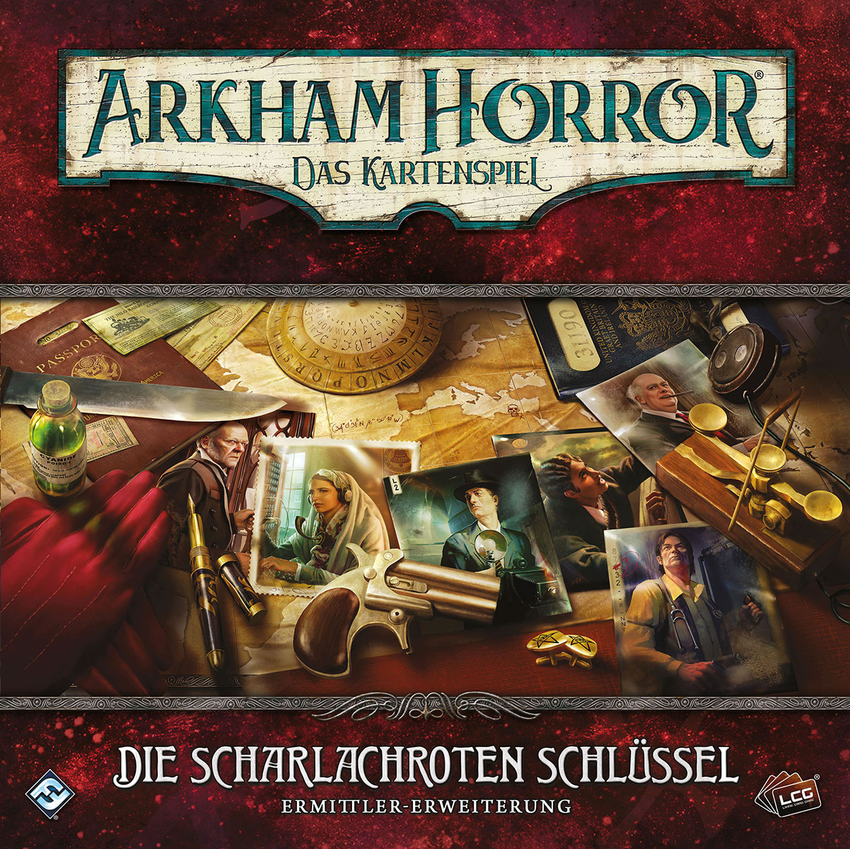  Die scharlachroten Schlssel Ermittler-Erweiterung - Arkham Horror: Das Kartenspiel - Erweiterung (Deutsch)