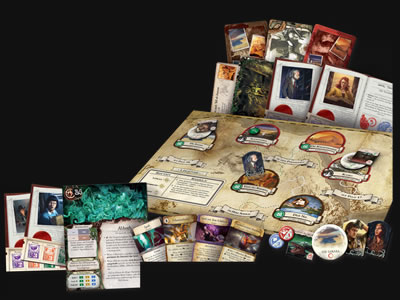 Eldritch Horror: Unter den Pyramiden Spielmaterial