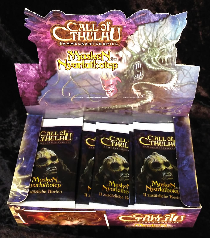 Call of Cthulhu - Sammelkartenspiel (deutsch) - Masken des Nyarlathotep (36 Booster Box)