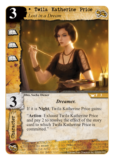 Twilight Horror Spielkarte