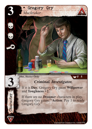 Twilight Horror Spielkarte