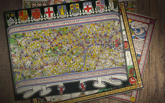 Cthulhu Britannica: London Box Karte
