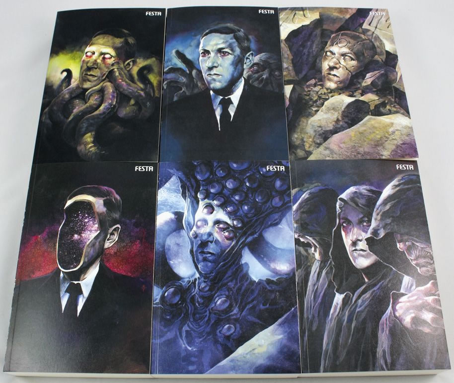 H. P. Lovecraft - Das Gesamtwerk Bücher Vorderseiten