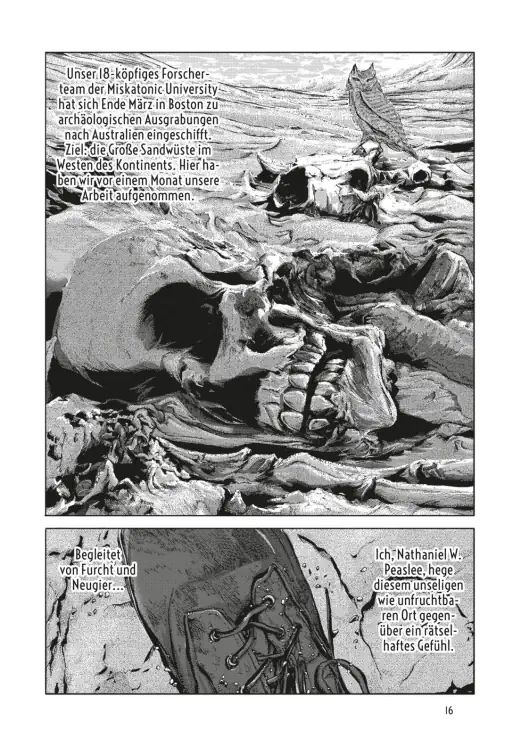 H.P. Lovecrafts Der Schatten aus der Zeit - Beispielseite 1