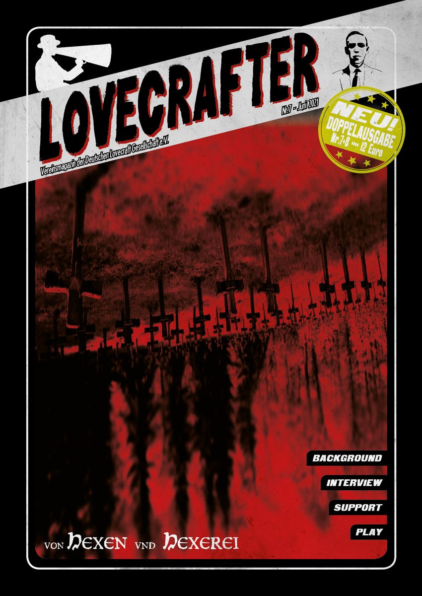 Lovecrafter Nr.7 & 8 - Doppelausgabe, Juli 2021 (Das Vereinsmagazin der Deutschen Lovecraft Gesellschaft)