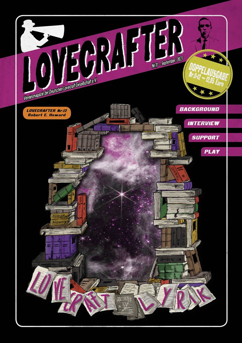 Lovecrafter Nr.11 & 12 - Doppelausgabe, September 2023 (Das Vereinsmagazin der Deutschen Lovecraft Gesellschaft)