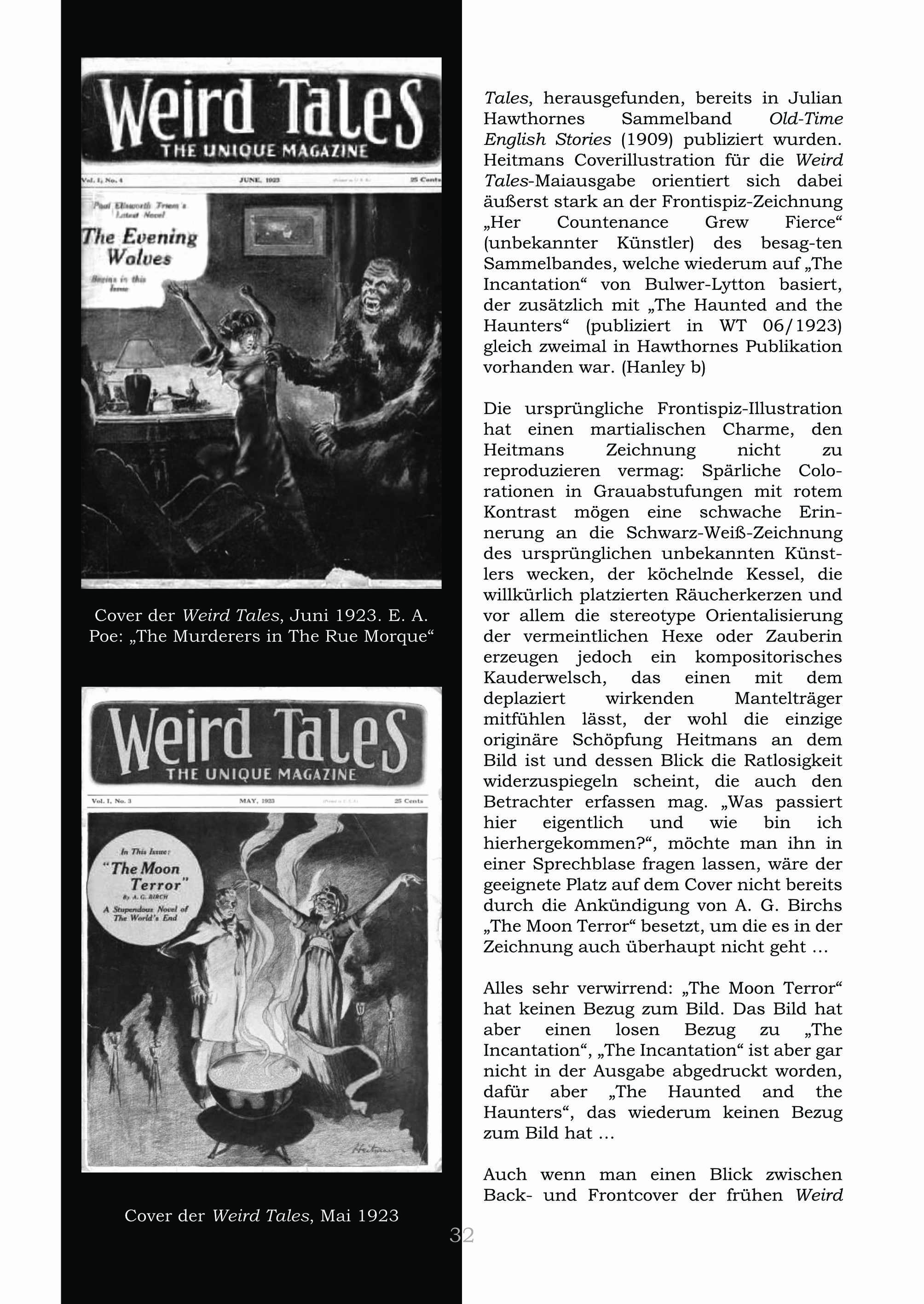 Weird Tales - Cover Art