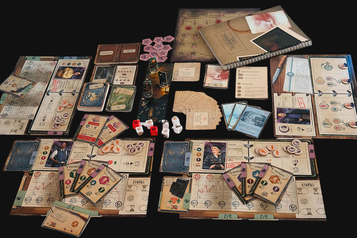 Myskatonic Tales: Journey to Innsmouth - Spielmaterial