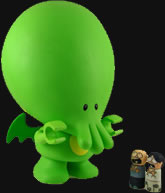 My Little Cthulhu mit zwei Opfern.