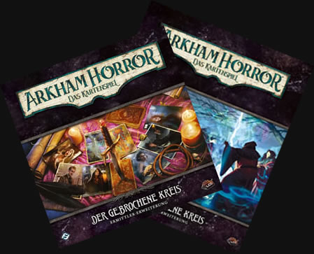 Arkham Horror: Das Kartenspiel - Der Gebrochene Kreis Ermittler und Kampagnen Erweiterung