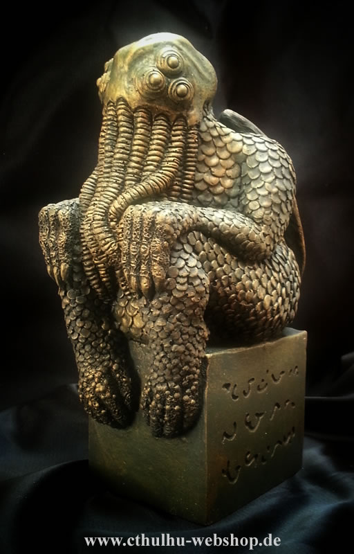 Cthulhu Statuette (Replikat) - nach H.P. Lovecrafts Handzeichnung