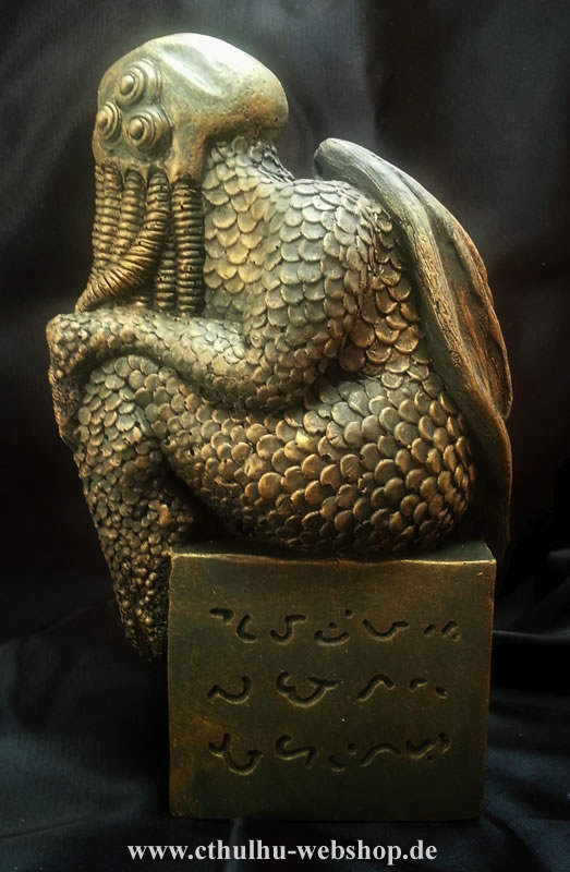 Cthulhu Statuette  nach H.P. Lovecrafts Handzeichnung - Ansicht 1