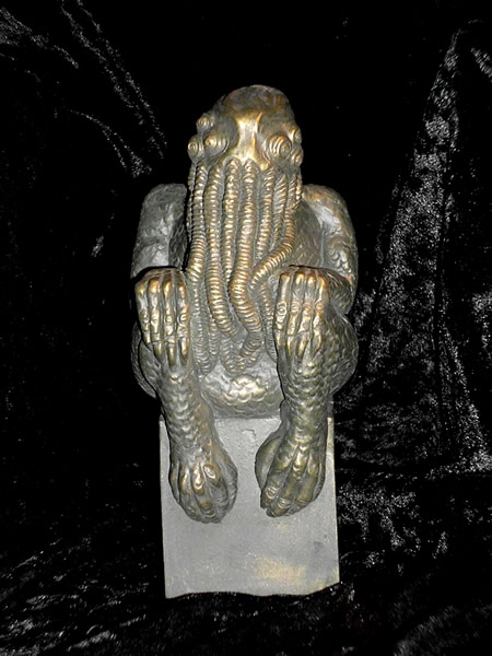 Cthulhu Statuette  nach H.P. Lovecrafts Handzeichnung - Ansicht 2