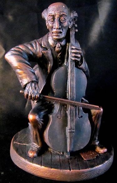 Erich Zann Statuette, eine Figur aus dem Cthulhu Mythos - Ansicht 1