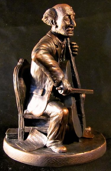 Erich Zann Statuette, eine Figur aus dem Cthulhu Mythos - Ansicht 1