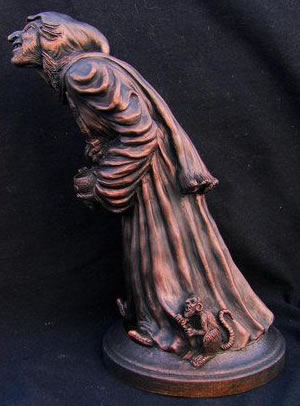Statuette Keziah Mason aus dem Cthulhu Mythos - Ansicht 3