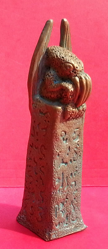 Mini Cthulhu-Monolith Statuette - Ansicht 1