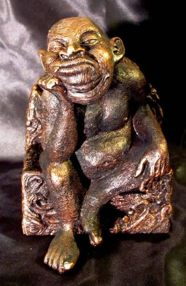 Statuette Tsathoggua aus dem Cthulhu Mythos - Ansicht 2