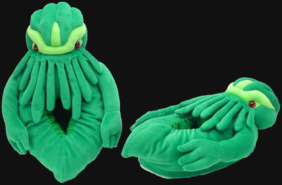 Cthulhu Hausschuhe (hV) - Noch nie lag dir soviel Macht zu Füßen.
