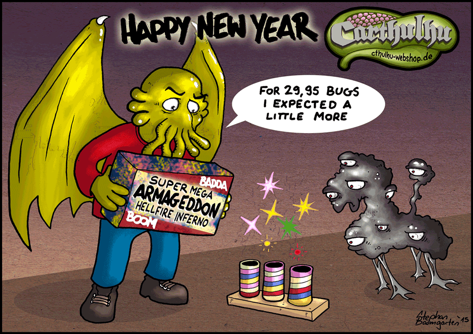 Carthulhu - Cthulhu: Happy New Year!