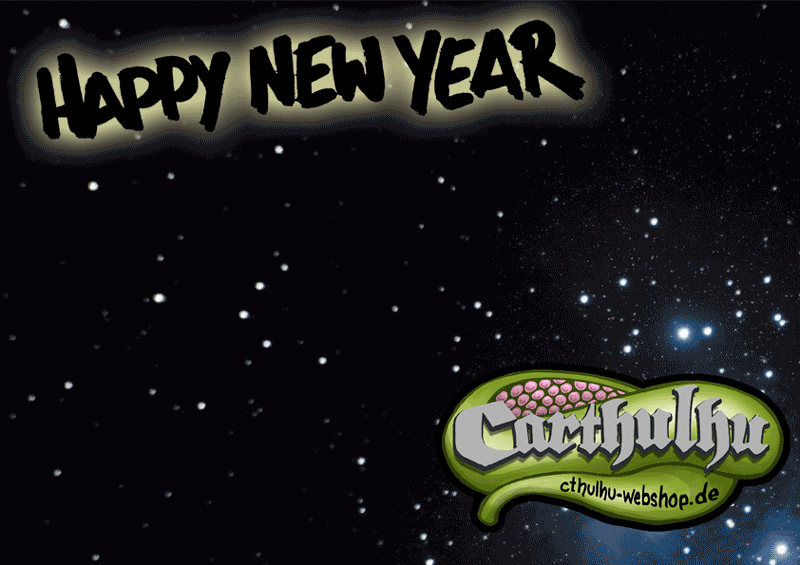 Der Cthulhu-Webshop wünscht einen guten Rutsch und ein frohes neues Jahr 2017